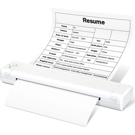 NEW M08F A4 Portable Thermal Printer,Supports 8.26"x11.69" A4 Thermal Paper,Wireless Mobile Travel Printers for Car & Office
