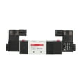 thumbnail image 2 of Válvula Solenoide 4V230C-08, Válvula Solenoide Neumática Válvula De Aire Solenoide De aleación Compacta De 3 Posiciones Y 5 Vías, Válvulas Solenoides Industriales, 2 of 7