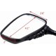 thumbnail image 2 of Pairs Of Distinctive Skull Skeleton Hand 8mm 10mm Rearview Side Mirror Compatible Motorcycle Scooter Moped Bike Standard Bike (red), 2 of 5