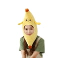 thumbnail image 1 of Diadema de dibujos animados Salvador Frutas suaves Banana Hat Photo Prop para mujeres Niñas, 1 of 2