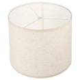 thumbnail image 3 of SHISUYAN Indoors Linen Lamp Shade Rustic Hanging Light Shade Round Lamp Cover Replacement, 3 of 9