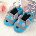 thumbnail image 2 of Otqutp Toddler Puppy Slippers Cute Cartoon Animals Plush Warm Home Shoes Boys Girls Winter Comfy Full Wrapped Slippers, 2 of 5