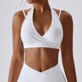 thumbnail image 1 of Sujetador de Yoga con realce de alta intensidad para mujer, ropa interior deportiva con tirantes para el cuello, a prueba de golpes, para correr, chaleco de Fitness desnudo, 1 of 5