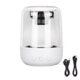 thumbnail image 1 of Altavoz Bluetooth LED Altavoz estéreo inalámbrico con 7 modos de luz para ocio Oficina Viajes Senderismo Camping Blanco, 1 of 5