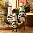 thumbnail image 7 of Qonioi Rooster Chicken Figurine Set, Wooden Farm Animal Statues for Home Decor, Kitchen Festival Ornament, Rooster Statue, 7 of 7