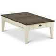 thumbnail image 1 of Steve Silver Table Basse de Rangement Cayla en Chêne Foncé et Blanc, 1 of 8