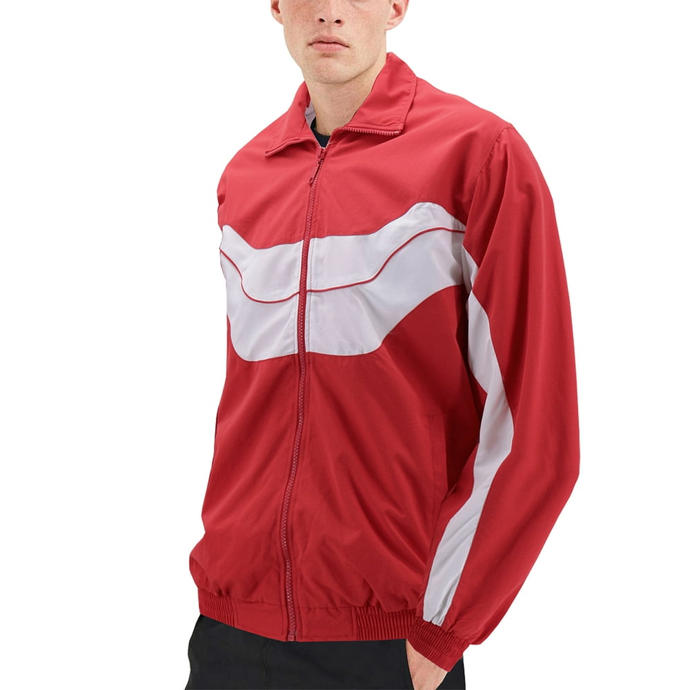 VKWEAR Men's Casual Running Working Out Jogging Gym Fitness Zipper