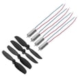 thumbnail image 4 of Hollow Shaft Motor with Propeller Coreless Motor for Replacement 1Set Plastic Black, 4 of 4