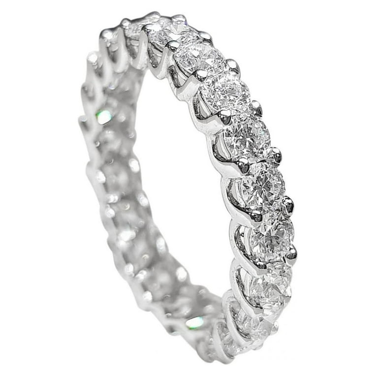 Elegant Rhinestone Ring Simple-Alloy Jewelry Accessories Female