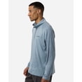 thumbnail image 2 of HUK H1200715 Men's Airweight Heather Quarter-Zip Pullover-Silverblue Heather-L, 2 of 6