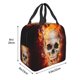thumbnail image 3 of Disketp Satanic Skull for Insulated Lunch Bag for Women and Men, Perfect for Work, Hiking, Picnic, 3 of 8