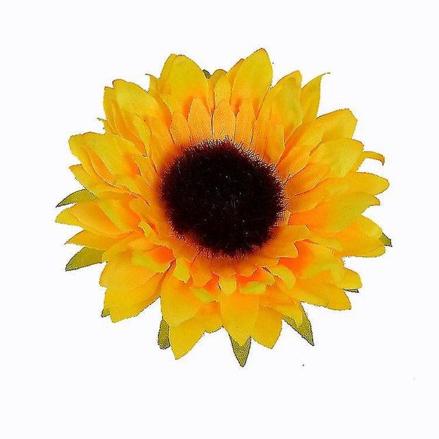 10 Uds. De girasoles artificiales, simulación de jardín, girasoles africanos, pequeños girasoles de crisantemo salvajes