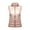 a-Pink5612, variant on VNKIDY Women Outerwear Vests Lightweight Warm Puffer Stand Collar Vest Zip Up Sleeveless Down Gilet For Autumn Winter Casual Style Trendy Outerwear
