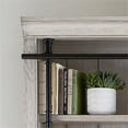 thumbnail image 3 of Avondale 8' Tall Bookcase Wall With Ladder Storage Organizer Display White, 3 of 8