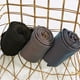thumbnail image 3 of Pantalones ajustados transparentes con forro de lana gruesa gris para mujer en otoño e invierno con capa exterior usando pantimedias, 3 of 4