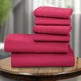 thumbnail image 2 of 1800 Count 6 Piece Bedsheet Set Extra Soft Deep Pocket Hotel Bed Sheets, 2 of 12