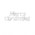 thumbnail image 3 of 10/1 piezas de adornos de letrero de Feliz Navidad, colgante de letra de Navidad de plata dorada y feliz año nuevo para el árbol de la casa, adorno colgante para puerta, 3 of 5