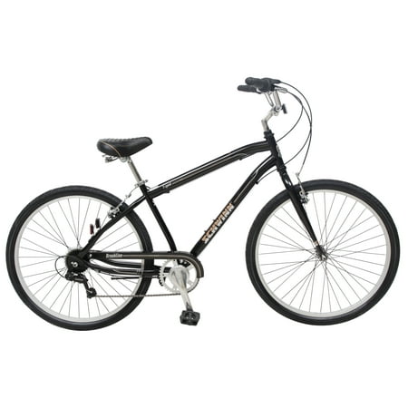 - Schwinn Brookline cruiser bike, 27.5 inch wheel, 7 speeds, mens, black