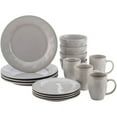 thumbnail image 2 of Rachael Ray 16-Pieces Cucina Stoneware and Ceramic Dinnerware Set, Gray, 2 of 13
