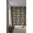thumbnail image 3 of Black Tropical Trees Metallic Wallpaper R8369, 3 of 5