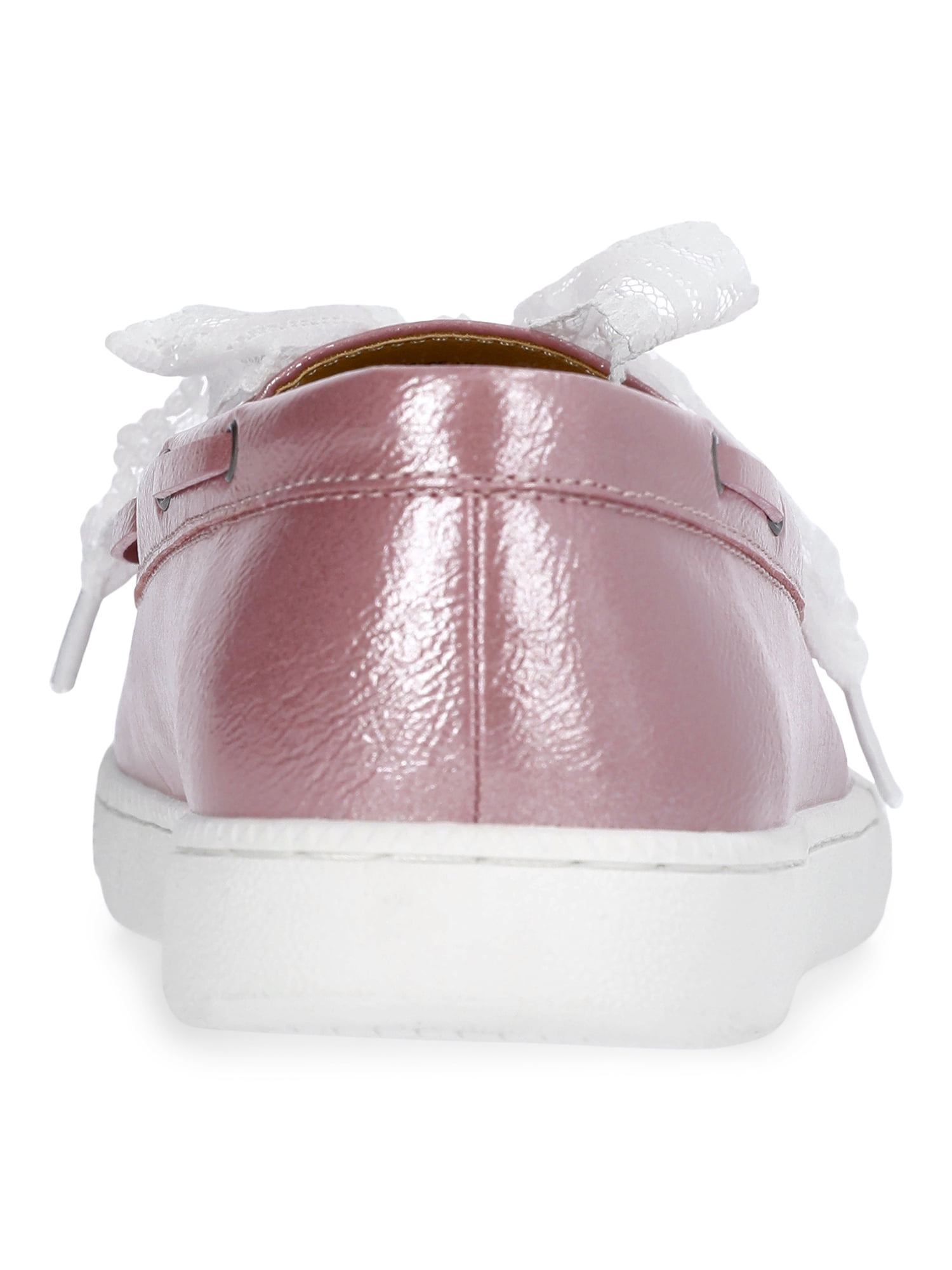 Weekend Academy Girls Lace Charm Boat Shoes