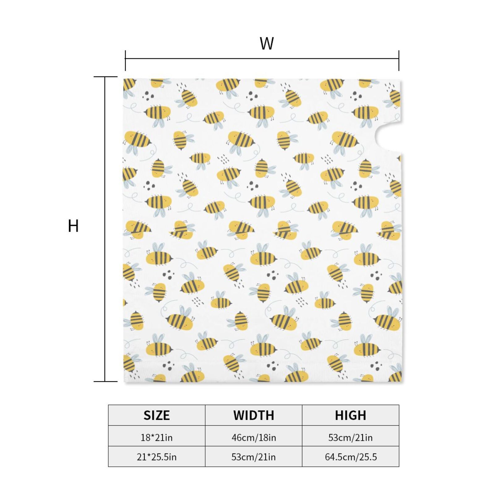 Xecao Bee for Mailbox Cover with Magnetic Strips, Waterproof and Sunscreen, Adds a Decorative Touch to Your Garden Yard.