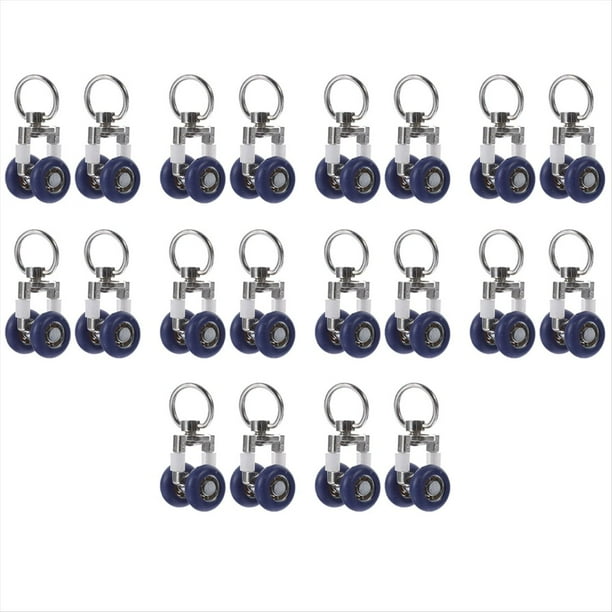 Accesorios para Poleas de Cortina Riel Guía Polea de Riel Accesorios para Eje de Rodillo Rueda Colgante º 13