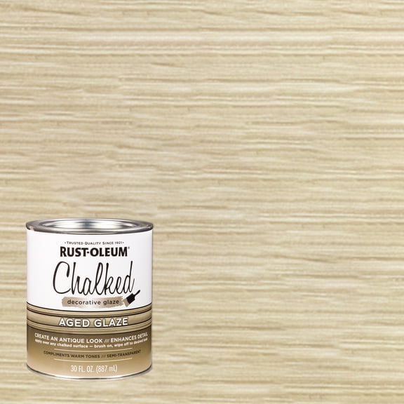 2 Pack, Aged, Rust-Oleum Chalked Interior Decorative Glaze, 30 oz