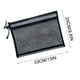 thumbnail image 3 of pstuiky Bolsa de malla transparente de doble capa para documentos, bolsa informativa, con cremallera, bolsa para guardar exámenes, estuche para bolígrafos, bolsa informativa, 3 of 4