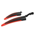thumbnail image 2 of Fenders Sets Bike Mudguard Adjustable Front Rear Set Cycling Tire Mud Guard Bike Fenders for Outdoor Travel Spare Parts Accessories red and black, 2 of 8