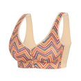 thumbnail image 2 of Fewfanhot Women's Maternity Sports Bra with Zigzag-Print, Pregnant Breathable Support Bra for Exercise Cute Casual Nursing Bra for Active Moms, Comfort Postpartum Bra, 2 of 9