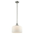 thumbnail image 2 of Innovations 1-LT LED Large Bell 8" Mini Pendant - Brushed Satin Nickel - 201S-SN-G71-LED, 2 of 2