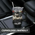thumbnail image 7 of Happy Halloween Tumbler with Handle and Straws 40 OZ Insulated Travel Coffee Mug Birthday Present for Women Girls Daughter Mom Gifts for Him/Her Water Bottle, 7 of 7