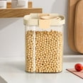thumbnail image 5 of Usloyux under $5 Food Storage Container, Airtight Sealed Jar with Clear Body, Ideal for Organizing Dry Pantry Staples Like Cereal, Rice, and Pasta, Food-Grade Plastic for Safe Storage, 5 of 5