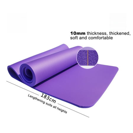 Thickened Yoga Mat Multi Functional Non Slip Yoga Mats 1830mm