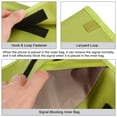 thumbnail image 5 of Faraday Bag, 2Pcs RFID Signal Blocking Pouch Clamshell 7.87 Inch Anti-Tracking Anti-Spying, Green, 5 of 5