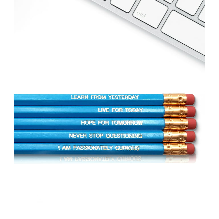 Funny and Inspirational Engraved Pencils by Earmark Social Goods