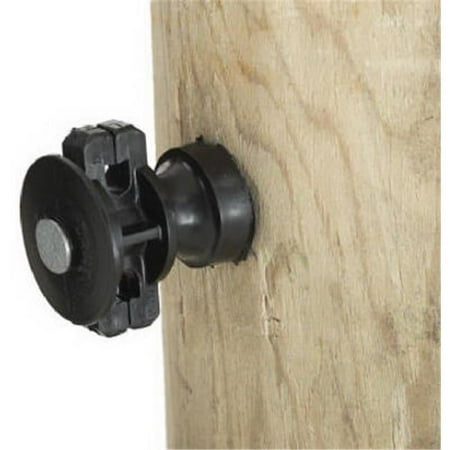 UPC: 0038923018048 | ELFIN WOOD POST INSULATOR BLACK 25 PACK