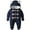 Dark Blue, variant on Gyujnb Baby Romper,Boys Snowsuit Winter Warm Insulated Padded Snow Wear Outfit for Toddler and Cold Weather-Baby Girl Romper,Baby Boy Romper,Size:6-9 Months