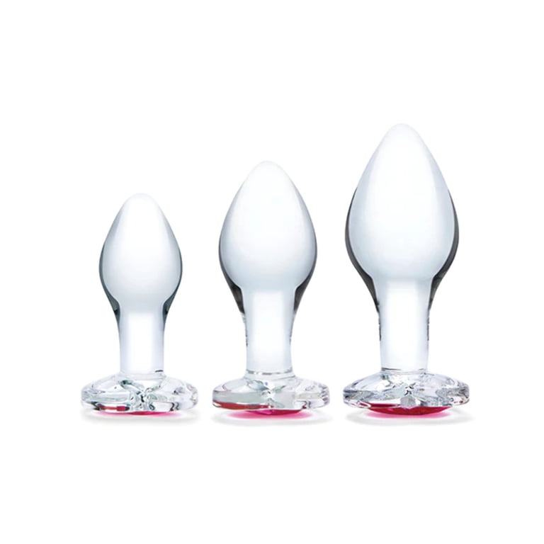 Glas 3 Pc Heart Jewel Glass Anal Plug Training Kit - Walmart.com Glas 3 Pc Heart Jewel Glass Anal Plug Training Kit - Walmart.com