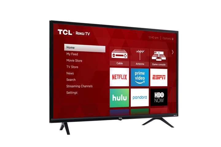 TCL 32" Class 3-Series 720P HD LED Roku Smart TV 32S335 - image 4 of 12