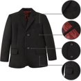 thumbnail image 5 of Yumcute Boys Suits 5 Piece Formal Suit Set Slim Fit Formal Dress Clothes Ring Bearer Outfit for Kids, 5 of 12