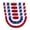 5 bunting flag, variant on 3x6 Ft American Pleated Fan Flag (Set of 2) – Patriotic Half Fan Bunting, 4th of July Memorial Day Decorations for 250th Anniversary