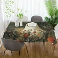 thumbnail image 5 of Yayeee Tablecloths for Rectangular Tables 54 x 54 inch Party Table Cover, Ghost in Strawberry Fields, 5 of 6