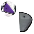 thumbnail image 2 of Seat Belt Covers, Car Seat Strap Covers, Seat Belt Shoulder Cushion, Fabric Seat Belt Adjuster, Seat Belt Binder, Soft Mesh Vehicle Seat Belt Strap Shoulder Cushion Adjuster,Grey, 2 of 7
