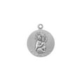 thumbnail image 3 of Sterling Silver Scapular Sacred Heart of Jesus Medal Pendant Necklace, 3 of 7