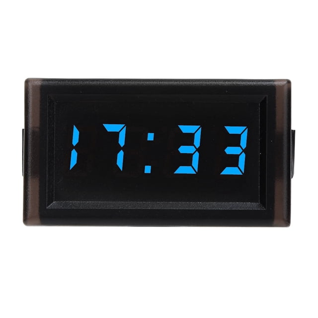Reloj electrónico, DC4.5-30V, resistente al agua, a prueba de polvo, para automóvil, reloj electrónico resistente al agua, reloj elaborado con cuidado