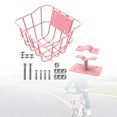 thumbnail image 1 of Soporte de cesta de bicicleta para niños Multifunción Fácil Asamblea Manimento delantero Cesta de alambre de alambre para actividades al aire libre, 1 of 8