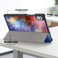 thumbnail image 5 of elitegadget Case for Nook 9" Lenovo Tablet (2024) / Lenovo Tab M9 (TB-310FU, 2023 Released) 9 Inch Display Tablet - Slim Lightweight Trifold Shell Stand Cover Case + 1 Random Stylus (Galaxy), 5 of 6