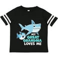 thumbnail image 3 of Inktastic My Great Grandma Loves Me with Cute Sharks Boys or Girls Toddler T-Shirt, 3 of 5